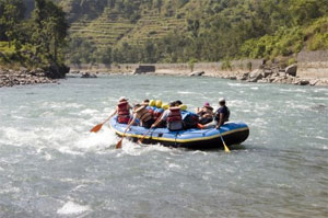 Rafting in Nepal 